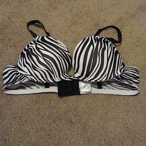 New zebra print push up bra